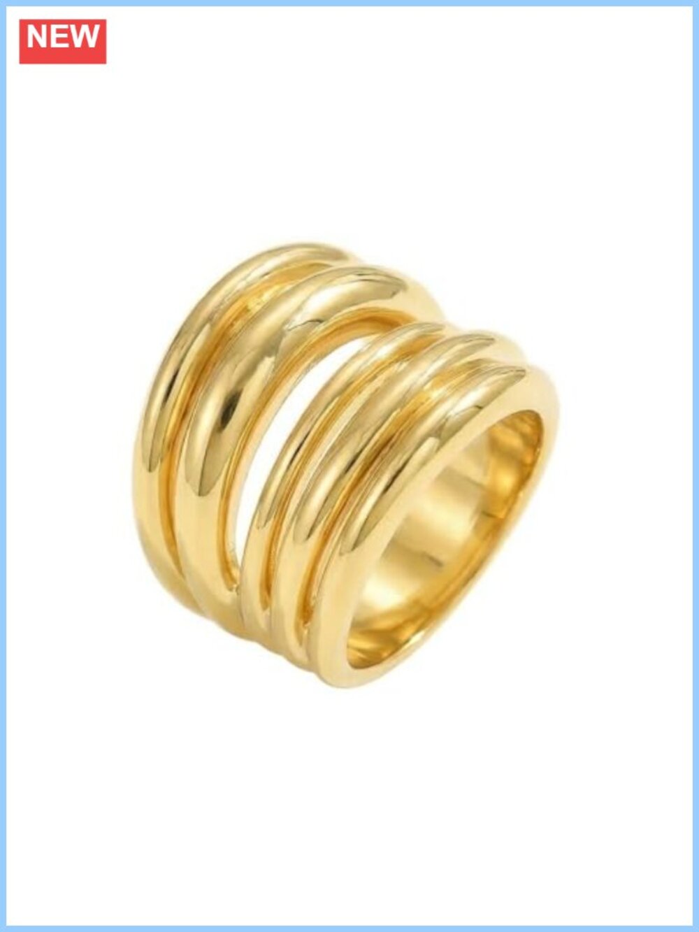 Chunky Stacking Ring Statement Band Vintage Dainty Jewelry for Women